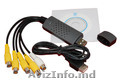 	 EasyCap 4Ch USB DVR CCTV Video Audio Capture card Adapter