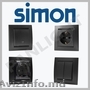 Simon Grafit, prize culoare neagra, prize si intrerupatoare Simon Electric