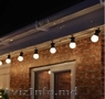 Cablu ghirlanda luminoasa,10 m cu 20 dulii, iluminat exterior, panlight, ghirlan