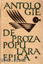 Vând cartea "Antologie de proză populară epică" de Ovidiu Bîrlea