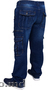 PRODIGY мужские джинсы большого размера с накладными карманами