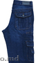 PRODIGY мужские джинсы большого размера с накладными карманами